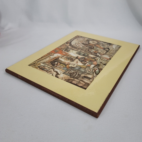 Vtg Anton Pieck One Man Band Picture - Donald Art Co NY - Picture 13 of 15